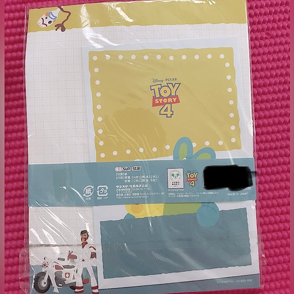 Toy Story 4 Letter Set Disney Pixar Japan - Picture 2 of 2